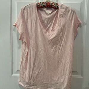 Ted Baker baby pink tee sz 5 approx Large US